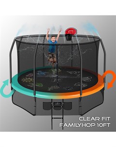 Батут FamilyHop 305 см 10Ft Clear fit