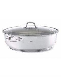 Жаровня овальная с крышкой 8 8 л Fissler