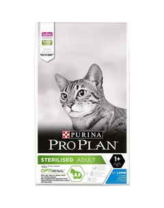 Корм для взрослых стерилизованных кошек и кастрированных котов старше 1 года с кроликом 10 кг Purina pro plan