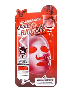 Укрепляющая тканевая маска с коллагеном 23 мл Power Ringer Elizavecca