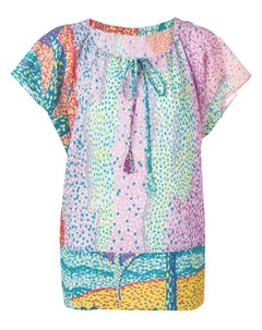 Tsumori chisato блузка с узором Tsumori chisato
