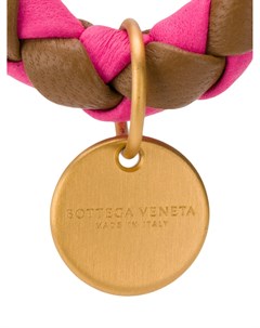 Bottega veneta плетеный брелок нейтральные цвета Bottega veneta