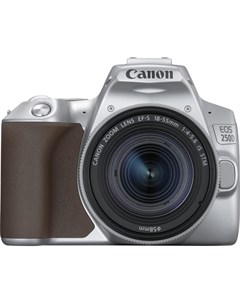 Зеркальный фотоаппарат EOS 250D Kit серебристый Canon
