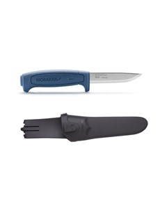 Нож 12241 Basic 9 1 см туристический синий чёрный Mora