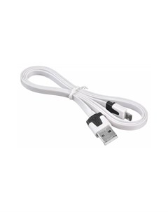 Кабель USB BHP MICROUSB 1M FLAT micro USB 1м белый Buro