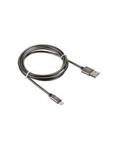 Кабель USB USB A m Lightning m 1 2м чёрный Digma