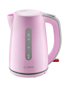 Электрический чайник TWK7500K розовый серый Bosch