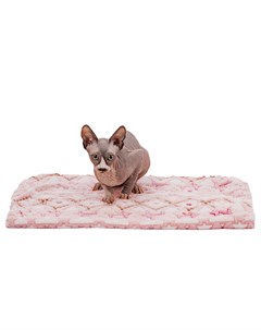 Плед для кошек и собак мелких и средних пород 70х50 см розовый Rurri