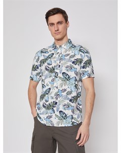Рубашка с тропическим принтом Zolla