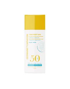 Эмульсия солнцезащитная антивозрастная для лица SPF 50 с тоном TE Sun Anti Ageing Protective Fluid T Germaine de capuccini (испания)