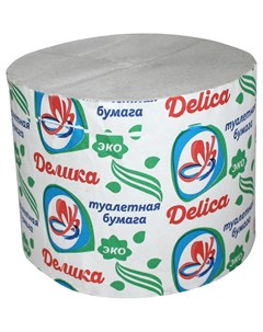 Бумага туалетная Delica без втулки 50 м Nnb