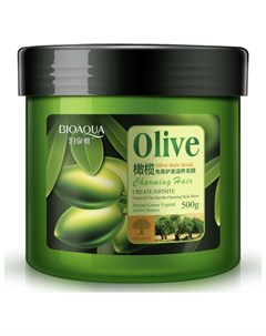 Питательная маска для роста волос с маслом оливы Bioaqua