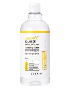 Тонер для лица с экстрактом лимона Lemon C Squeeze Ampoule Toner It's skin