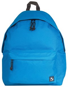 Рюкзак универсальный сити формат один тон голубой 20 литров 41х32х14 см Brauberg