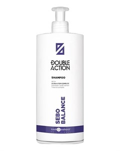 Шампунь Double Action Sebo Balance Shampoo Регулирующий Работу Сальных Желез 1000 мл Hair company