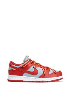 Кроссовки Off White x Dunk Low University Red Nike