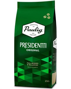 Кофе Presidentti Original в зернах 250гр Paulig