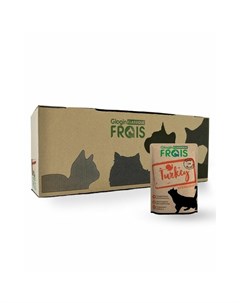 Classique полнорационный влажный корм для стерилизованных кошек с индейкой кусочки в соусе в паучах  Frais