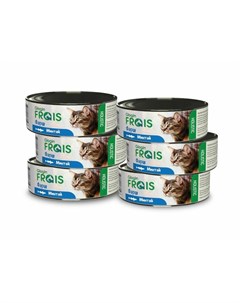 Glogin Holistic полнорационный влажный корм для кошек фарш из минтая в консервах 100 г Frais