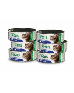 Glogin Holistic полнорационный влажный корм для кошек с тунцом ломтики в желе в консервах 100 г Frais