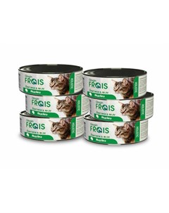 Glogin Holistic полнорационный влажный корм для кошек с индейкой ломтики в желе в консервах 100 г Frais