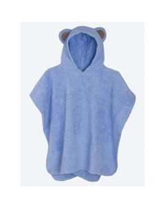 Детское махровое полотенце пончо с ушками Медвежонок L 135х76 см Babybunny
