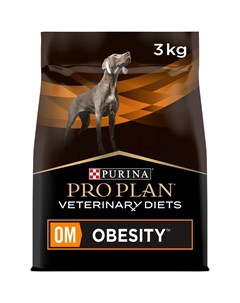 Сухой корм PRO PLAN Veterinary Diets OM Obesity Management для взрослых собак при ожирении пакет 3 к Purina pro plan