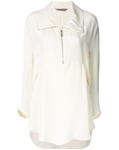 Sportmax блузка с застежкой на молнии нейтральные цвета Sportmax