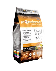 Корм для собак Immuno Adult Maxi для крупных пород 3 кг Probalance