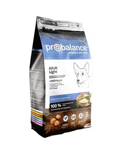Корм для собак Adult Light 3 кг Probalance