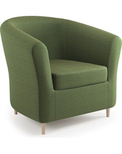Кресло Евро Лайт зеленая рогожка Шарм-дизайн