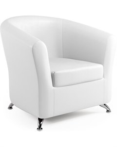 Кресло Евро белая экокожа Шарм-дизайн
