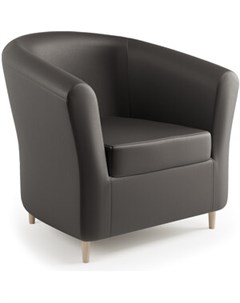 Кресло Евро Лайт шоколадная экокожа Шарм-дизайн