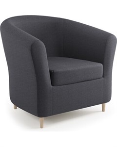 Кресло Евро Лайт серая рогожка Шарм-дизайн