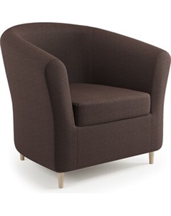 Кресло Евро Лайт шоколадная рогожка Шарм-дизайн
