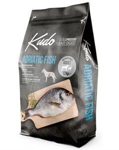 Сухой корм для собак с адриатической рыбой для средних и крупных пород 12 кг Kudo