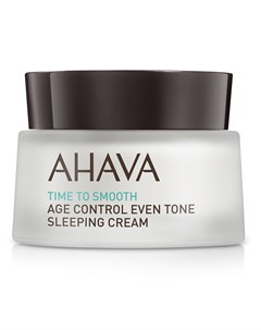Антивозрастной ночной крем для выравнивания цвета кожи Age Control Even Tone Sleeping Cream 50 мл Ti Ahava