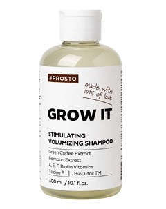 Шампунь для объема и роста волос Grow It 300 мл Волосы Prosto cosmetics