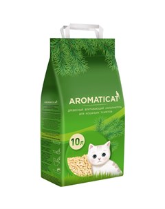 Древесный впитывающий наполнитель 10 л 6 кг Aromaticat