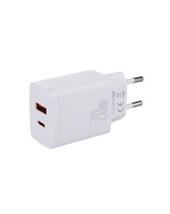 Зарядное устройство Compact Quick Charger USB Type C CCXJ B02 White Baseus
