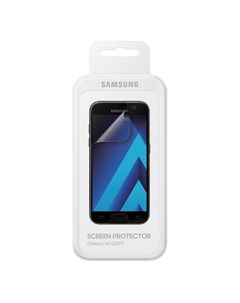 Защитная плёнка для Galaxy A3 2017 SM A320F прозрачная 2 шт в комплекте Samsung