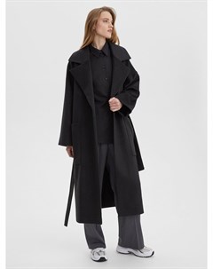 Пальто с объемными карманами и поясом Aim clo