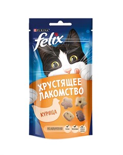 Лакомство Пурина Феликс для взрослых кошек с курицей Felix