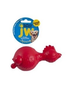 Игрушка для собак Курица с пищалкой каучук J.w.