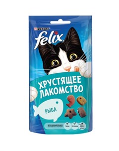 Лакомство Пурина Феликс для взрослых кошек с рыбой Felix