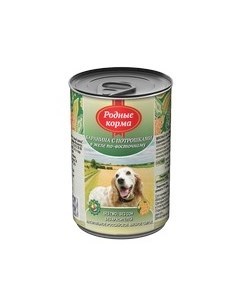 Консервы для собак Баранина с потрошками в желе по Восточному цена за упаковку Родные корма