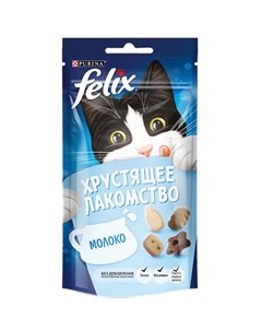 Лакомство Пурина Феликс для взрослых кошек с молоком Felix