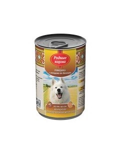 Консервы для собак Говядина с овощами по Казацки цена за упаковку Родные корма