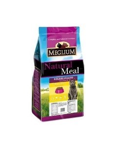 Сухой корм Меглиум для Стерилизованных кошек Курица Рыба Meglium