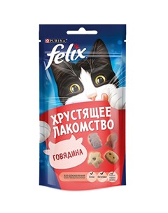 Лакомство Пурина Феликс для взрослых кошек с говядиной Felix